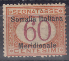 Italy Colonies Somalia 1906 Segnatasse Sassone#7 Mint Hinged - Somalië