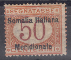 Italy Colonies Somalia 1906 Segnatasse Sassone#6 Mint Hinged - Somalie