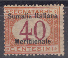 Italy Colonies Somalia 1906 Segnatasse Sassone#5 Mint Hinged - Somalië