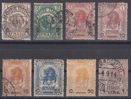 Italy Colonies Somalia 1906/1907 Sassone#10-16 Used/mint Hinged - Somalia