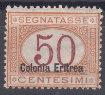 Italy Colonies Eritrea 1920 Porto, Segnatasse Sassone#19 Mint Hinged - Erythrée