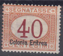 Italy Colonies Eritrea 1920 Porto, Segnatasse Sassone#18 Mint Hinged - Erythrée