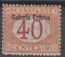Italy Colonies Eritrea 1903 Porto, Segnatasse Sassone#5 Mint Hinged - Eritrea