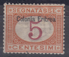 Italy Colonies Eritrea 1903 Porto, Segnatasse Sassone#1 Mint Hinged - Eritrea