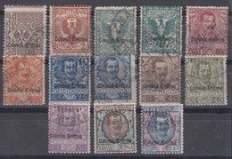 Italy Colonies Eritrea 1903 Sassone#19-29 Used - Erythrée