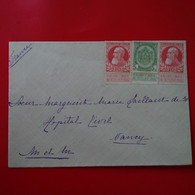 LETTRE BELGIQUE POUR NANCY HOPITAL CIVIL - Sonstige & Ohne Zuordnung