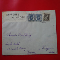 LETTRE STAVELOT POUR TROYES 1939 - WW II (Covers & Documents)