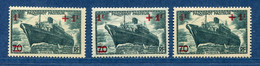 ⭐ France - Variété - YT N° 502 - Couleurs - Pétouille - Gros 1 - 1F Evidé - Neuf Sans Charnière - 1941 ⭐ - Nuevos