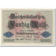 Billet, Allemagne, 50 Mark, 1914, 1914-08-05, KM:49b, TTB - 50 Mark
