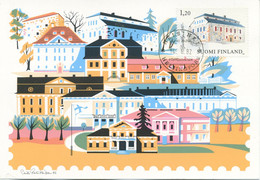 FINLANDIA - MAXIMUM CARD  1982 - ARCHITETTURA - SPECIAL CANCEL - Cartoline Maximum