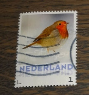 Nederland - NVPH - 3013 - Vogels - 2017 - Persoonlijk Gebruikt - Cancelled - Roodborstje - Timbres Personnalisés