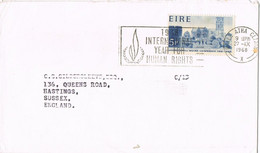 41465. Carta BAILE ATHA CLIATH (Dublin) Irlanda 1968. Slogan Year Human Rights - Brieven En Documenten