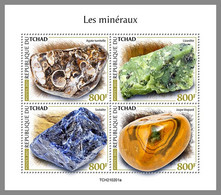 CHAD 2021 MNH Minerals Mineralien Mineraux M/S - OFFICIAL ISSUE - DHQ2135 - Minerali
