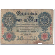 Billet, Allemagne, 20 Mark, 1907, 1907-06-08, KM:28, B - 20 Mark