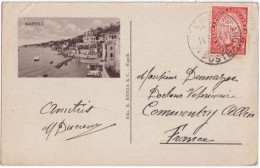 1934 - VATICAN - ANNO SANTO RARE Sur CARTE De NAPOLI EXPEDIEE De La CITE Du VATICAN => COMMENTRY - Brieven En Documenten