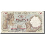 France, 100 Francs, Sully, 1941, 1941-10-30, B+, Fayette:26.59, KM:94 - 100 F 1939-1942 ''Sully''