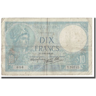 France, 10 Francs, Minerve, 1939, 1939-08-17, B, Fayette:07.05, KM:84 - 10 F 1916-1942 ''Minerve''