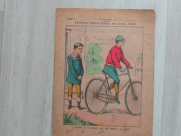 Ancien Protège Cahier - Vélo - Bikes & Mopeds