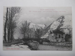 VIEILLE AURE Vue Du Pont En Hiver - Vallée D'Aure - CPA 65 HAUTES PYRENEES - Vielle Aure