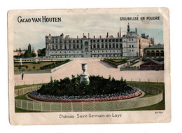 13585" CHÂTEAU SAINT GERMAIN EN LAYE - CACAO VAN HOUTEN " Cm. 10 X 14 - Van Houten