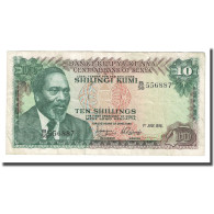 Billet, Kenya, 10 Shillings, 1976, 1976-07-01, KM:12b, TB+ - Kenya