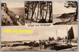 Hiddensee - S/w Mehrbildkarte 14 - Hiddensee