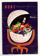 B.O.A.C Takes Good Care Of You British Overseas Airways Corporation De 1956 - En Anglais - Format : 20.5x14 Cm 20 Pages - Riviste Di Bordo