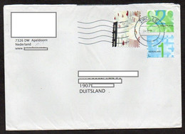 Niederlande 2008, 2014  MiNr. 2627, 3192/3193 Auf  Brief/letter ; Weihnachten, Ziffern - Covers & Documents