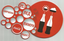 COCA COLA   New Coaster From Serbia - Posavasos (Portavasos)