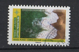 France 2021 YT /  1945 Tourisme En France  Plage Corse Du Sud  Obl Ronde - Used Stamps