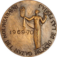 ESPAÑA. MEDALLA FERIA MUESTRARIO INTERNACIONAL DE VALENCIA. 1.969. BRONCE. CON ESTUCHE. ESPAGNE. SPAIN MEDAL - Professionals/Firms