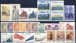 NORVEGIA - Norge - Norwegen - Norway - 1978 - Annata Quasi Completa / Almost Complete Year **/MNH VF - New - Volledig Jaar