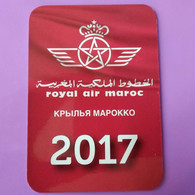 К08_235   Pocket Calendar / Morocco / Royal Air Maroc / Airways / Aviation / Airline / 2017 - Formato Piccolo : 2001-...