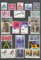 NORVEGIA - Norge - Norwegen - Norway - 1982 - Annata Quasi Completa / Almost Complete Year **/MNH VF - New - Années Complètes