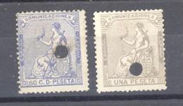 Espagne   :  Yv  136-37  (*) - Unused Stamps