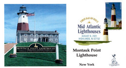 Mid-Atlantic Lighthouses First Day Cover, #1 Of 5, With Digital Color Pictorial (DCP) Postmark From Highlands, NJ. - 2011-...