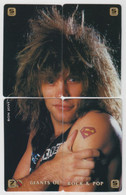 UK Remote Memory Phonecard - Bon Jovi Puzzle Set 4 Superb Mint Condition - [ 8] Firmeneigene Ausgaben