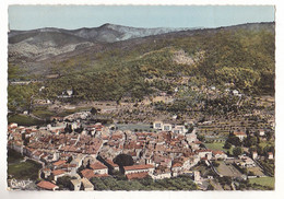 Delcampe - AUPS  DANS LE VAR  VUE GENERALE  AERIENNE CPA  CIRCULEE - Aups