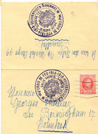 Carte Lettre - Bruxelles - Croix De Feu Prov. De Luxembourg - Letter Covers