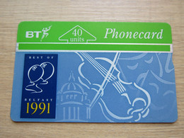 BTC040 Belfast Festive 1991,mint,edge With Tiny Scratch - BT Emissioni Commemorative