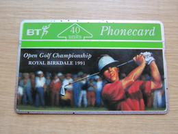 BTC042 Birkdale Golf Open 1991,mint,edge With Oxide - BT Commemorative Issues