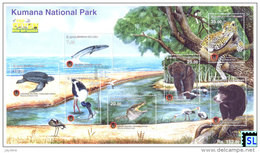 Sri Lanka Stamps 2016, Kumana National Park, Birds, Fish, Bear, Whale, Elephant, Leopard, MS - Sri Lanka (Ceylan) (1948-...)