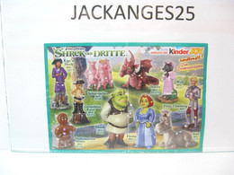 KINDER SHREK 2007 UN LOT DE 10 X BPZ Da - Familles