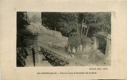 Salindres * Le Pont En Bois Et Escalier De La Gare - Sonstige & Ohne Zuordnung