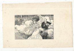 DESSIN , Anti-automobile , Milliere Maurice ,1907, Collection Petitpas Et Mesaize , Versailles , Frais Fr 2.25 E - Tekeningen