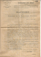 Armées Du Nord Et Du Nord-Est, Notification D'un Décret , Attribution Légion D'honneur ,1918, 2 Scans , Frais Fr 1.95 E - Non Classificati