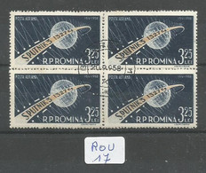 ROU YT PA 87 En Bloc De 4 En Obl - Used Stamps