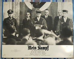 PHOTOS D'EXPLOITATION CINEMA - DOCUMENTAIRE : MEIN KAMPF  LES ANNEES SANGLANTES DE LA VIE D'ADOLF HITLER - LOT DE 8 - Documents