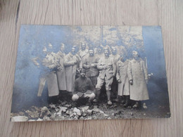 Carte Photo Militaire Militaira Groupe De Soldats Du 37 ème Au Col 1919 - Personajes