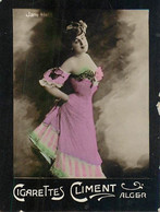 CARTE CIGARETTES CLIMENT  - JANE HETT - TRES BON ETAT - Climent